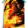 One Piece | Sanji Fire anime Poster