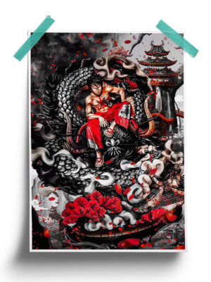 One Piece | Wano King Luffy anime Poster