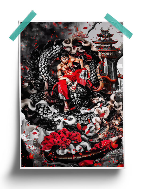 One Piece | Wano King Luffy anime Poster