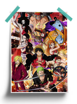 One Piece | Straw hat Crew anime Poster
