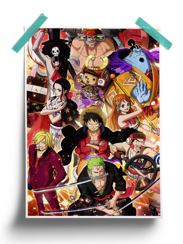 One Piece | Straw hat Crew anime Poster