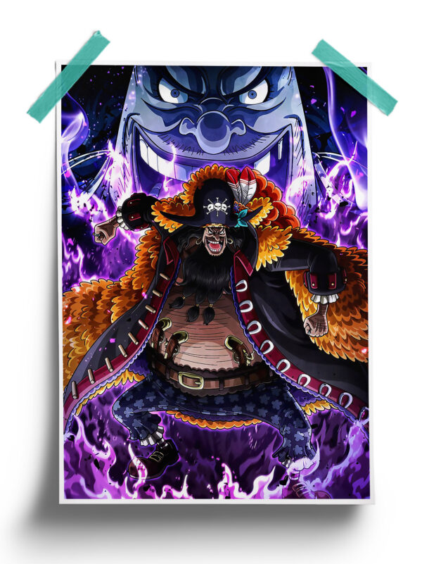 One Piece | Blackbeard anime Poster
