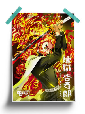 Kyojuro Rengoku - Kimetsu no Yaiba Poster