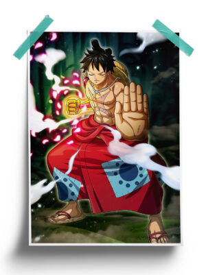 One Piece | Samurai Luffy anime Poster