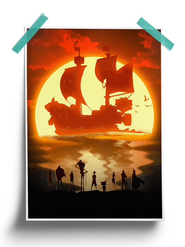 One Piece Minimalist anime Poster