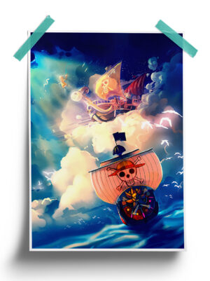 One Piece | Thousand Sunny anime Poster