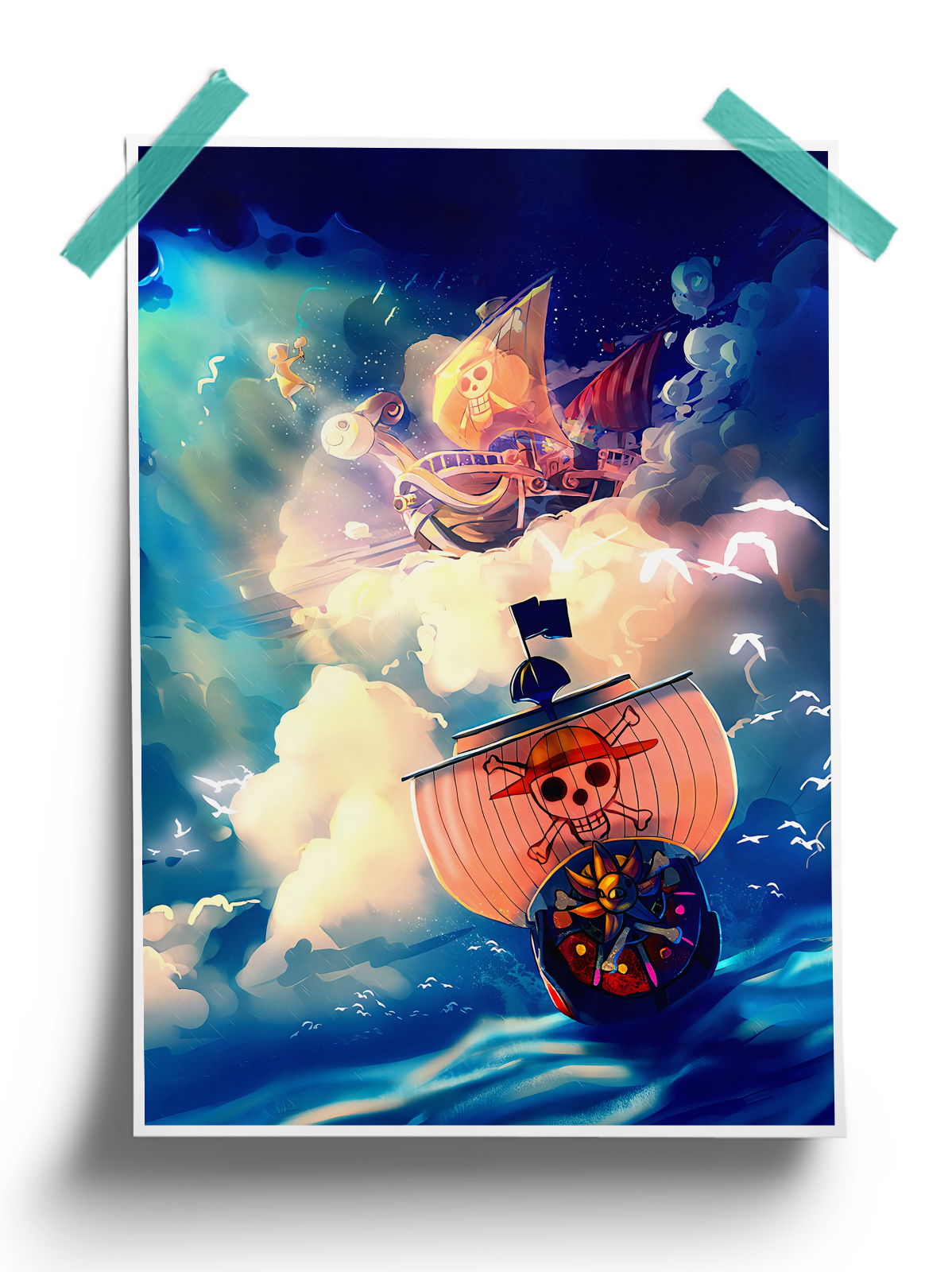 One Piece | Thousand Sunny anime Poster