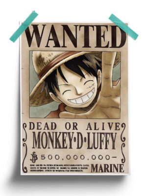 One Piece | Luffy Bounty anime Poster