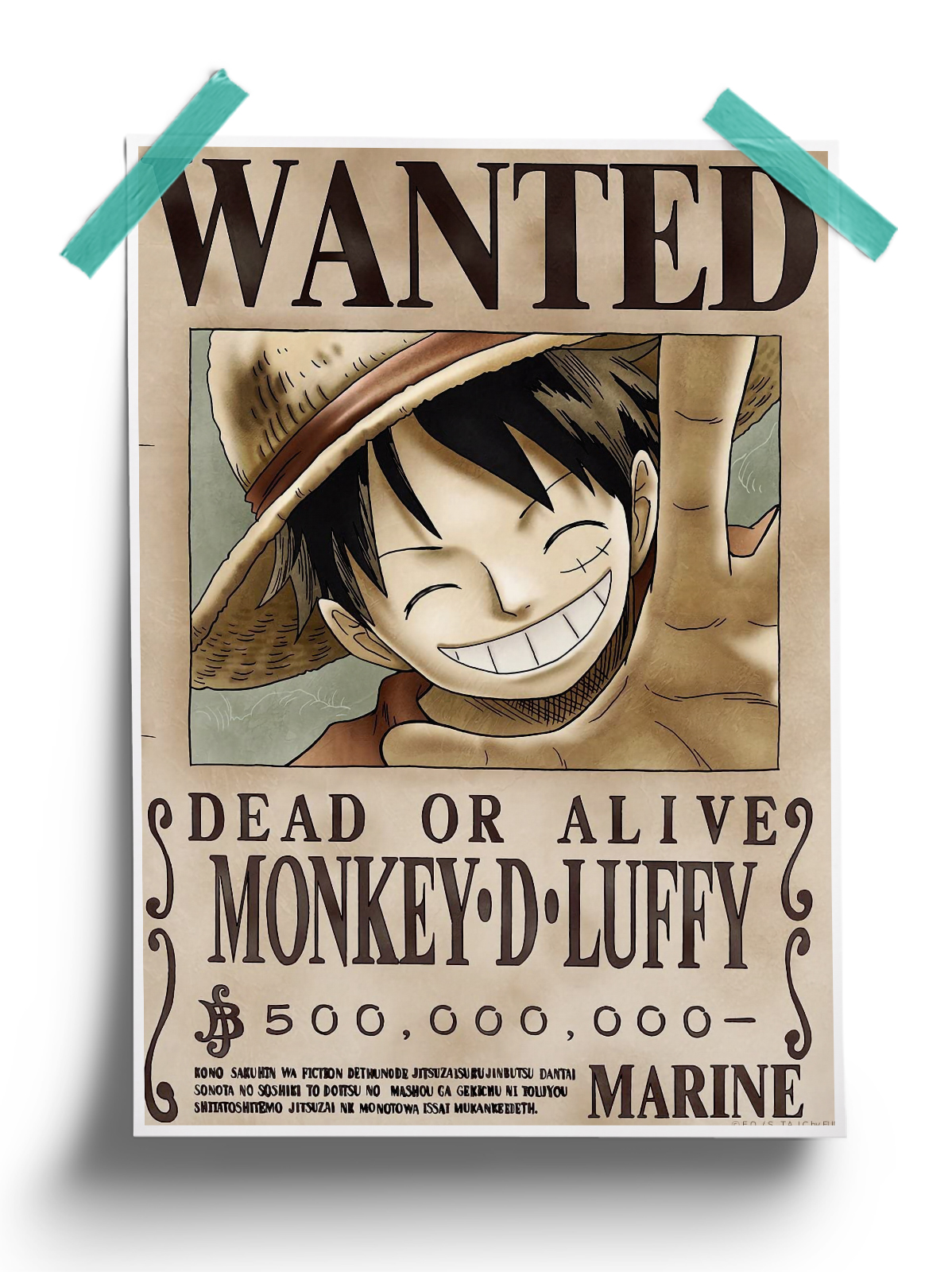 One Piece | Luffy Bounty anime Poster