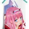 Darling in the Franxx | Zero Two Waifu anime Poster