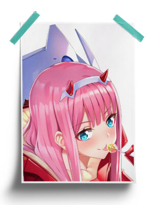 Darling in the Franxx | Zero Two Waifu anime Poster