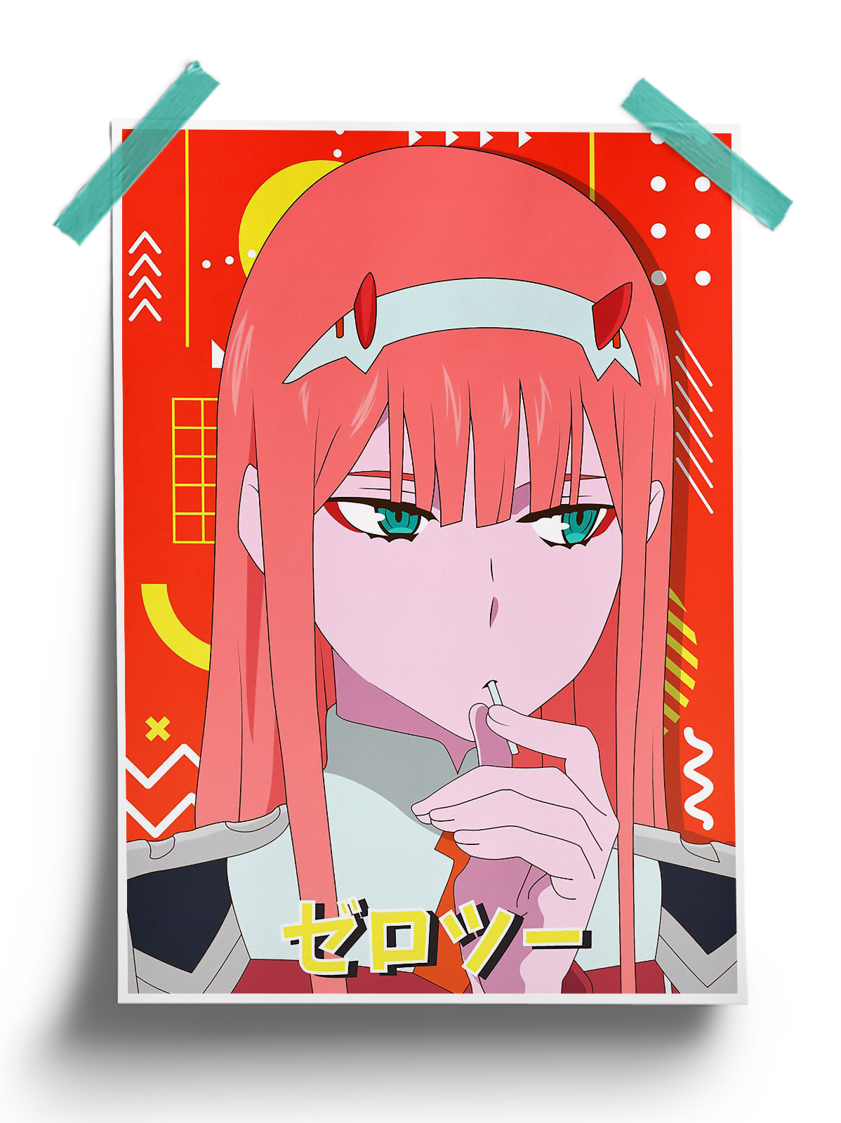 Darling in the Franxx | Zero Two Comic anime Poster