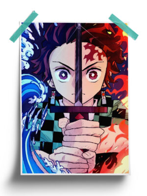 Demon Slayer | Tanjiro Kamado anime Poster