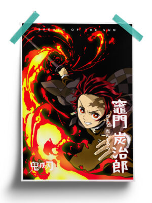 Breath of the Sun Tanjiro Kamado Poster