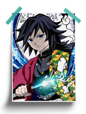 Demon Slayer | Giyu Tomioka anime Poster