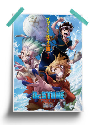 Dr Stone Season 3 Official anime Poster