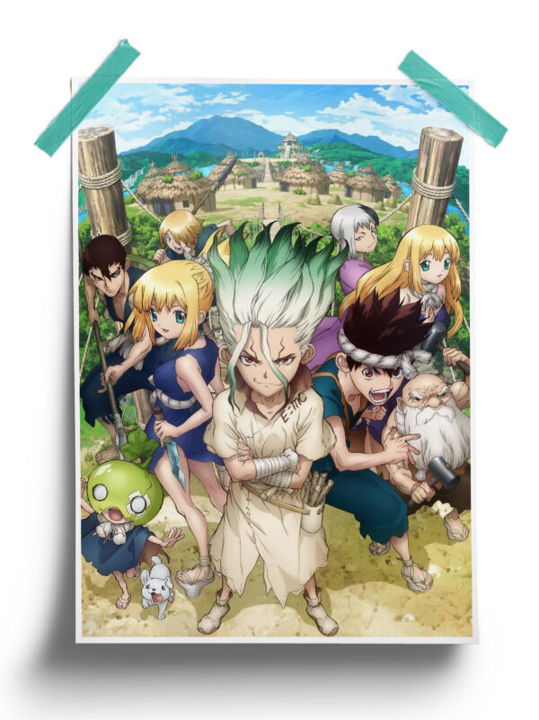 Dr Stone Official anime Poster