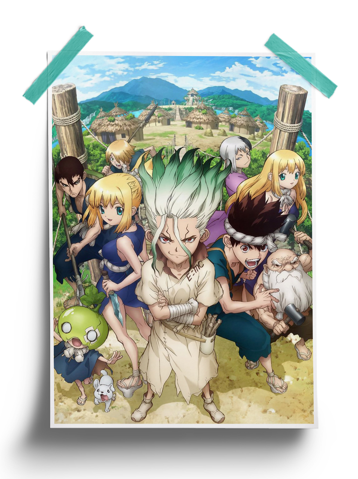 Dr Stone Official anime Poster