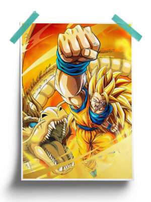 Dragon Ball | Goku Super Saiyan 3 anime Poster