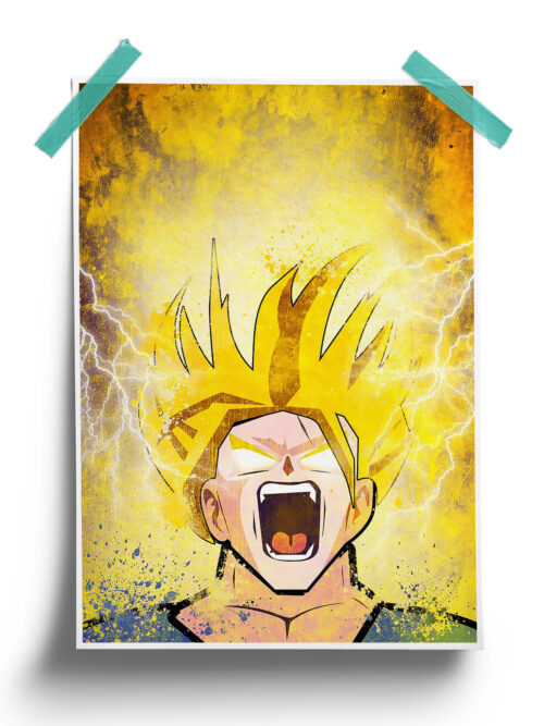 Dragon Ball | Saiyan Goku anime Poster