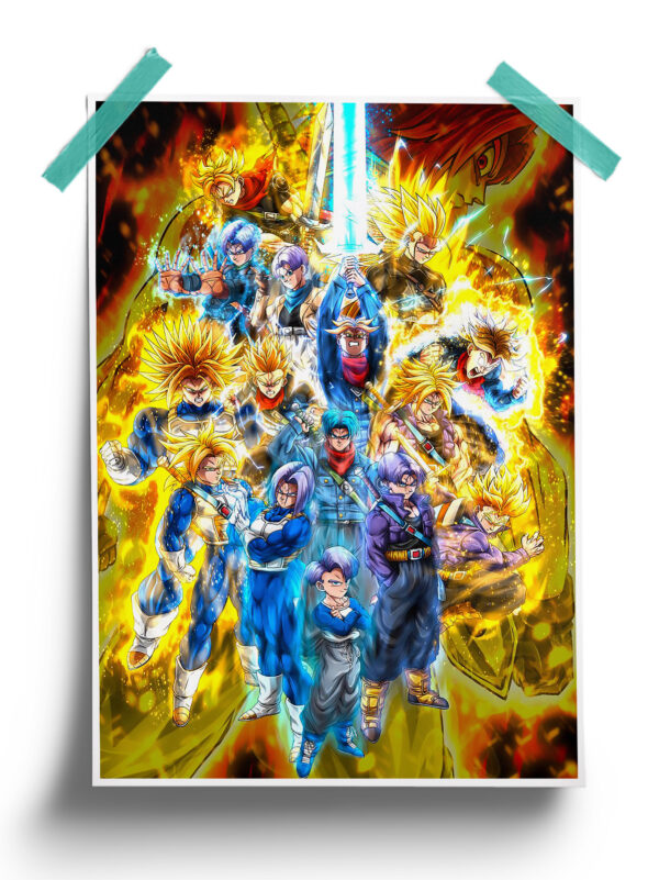 Dragon Ball | Trunks Evolution anime Poster