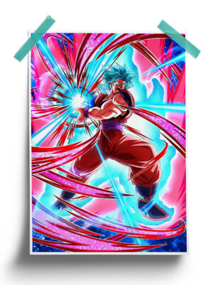 Dragon Ball | Super Saiyan Blue Goku anime Poster