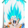Dragon Ball | Retro Blue Goku & Vegeta anime Poster