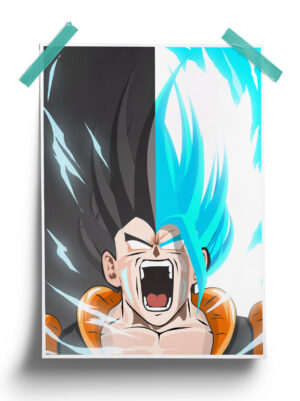 Dragon Ball | Ultra Instinct Goku & Blue Vegeta anime Poster