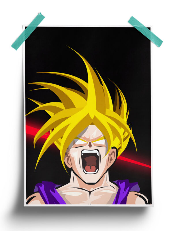 Dragon Ball | Super Saiyan Gohan anime Poster