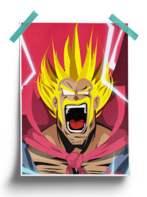Dragon Ball | Mr. Satan anime Poster