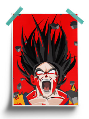 Dragon Ball | Goku Rage anime Poster