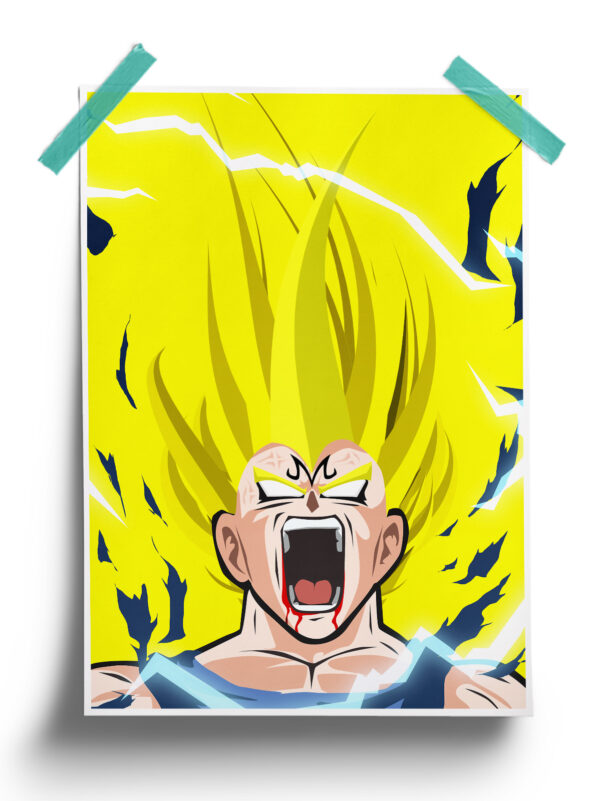 Dragon Ball | Prince Vegeta Super Saiyan anime Poster