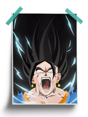 Dragon Ball Super | Retro Goku anime Poster