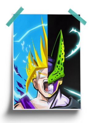 Dragon Ball | Goten x Cell anime Poster