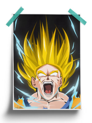 Dragon Ball | Super Saiyan 3 Goku anime Poster