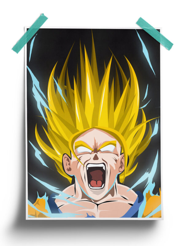 Dragon Ball | Super Saiyan 3 Goku anime Poster