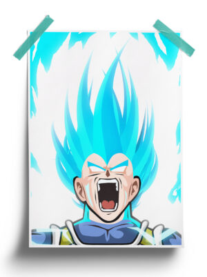 Dragon Ball | Wild Vegeta anime Poster