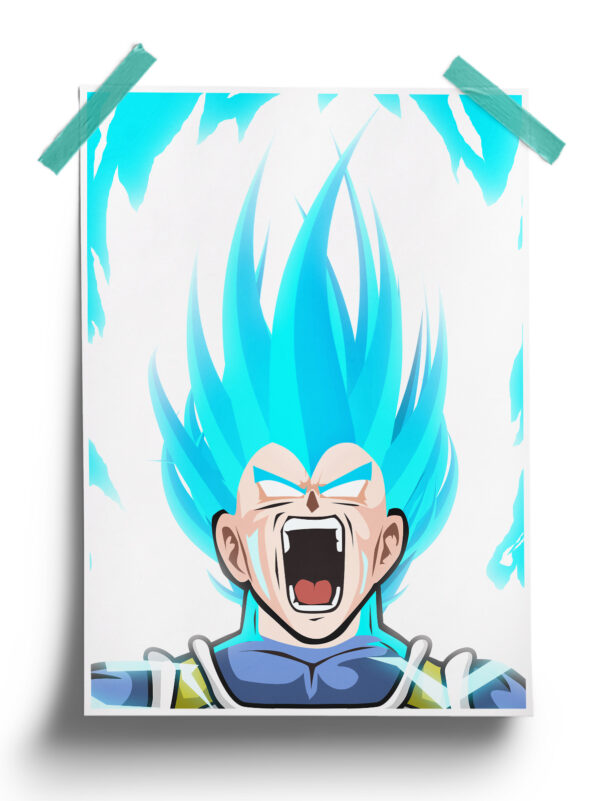 Dragon Ball | Wild Vegeta anime Poster