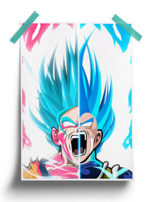 Dragon Ball | Goku x Vegeta anime Poster