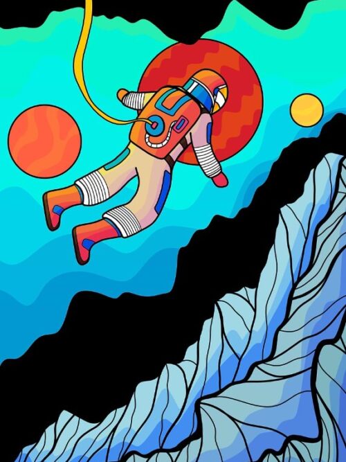 A Fall In Space Poster