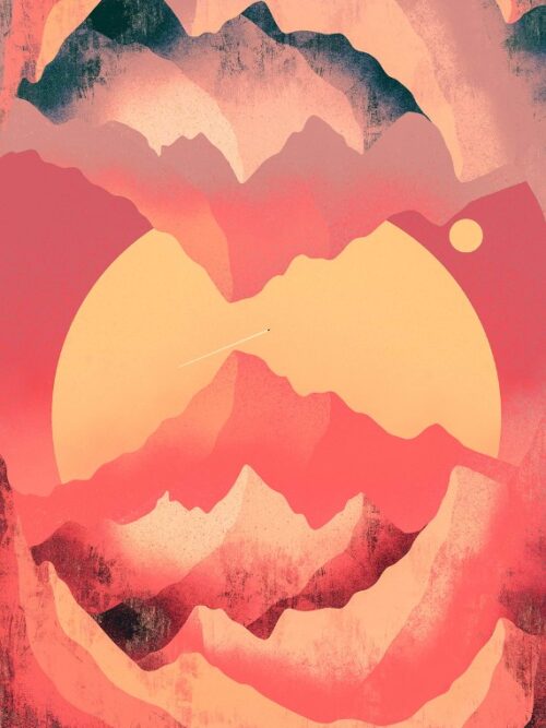 A Flight On Mars Poster