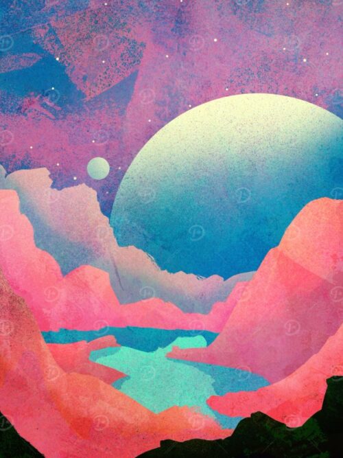 A Lake On Venus Poster