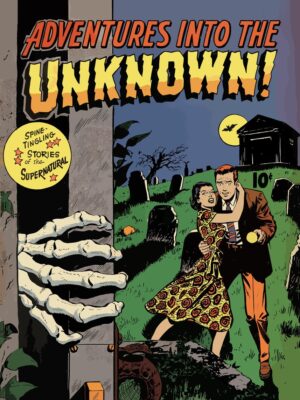 Adventure Into The Unknown Vintage Horror Comic Poster