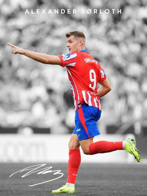 Alexander Sorloth Soccer Poster
