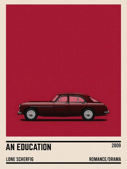 An Education Movie Car Poster