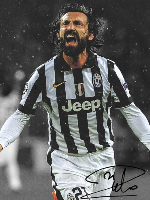 Andrea Pirlo Soccer Poster