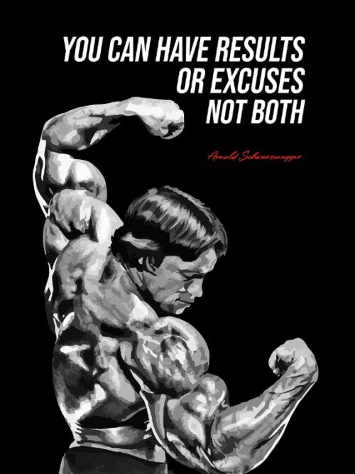 Arnold Schwarzenegger Quote Poster