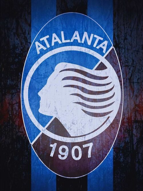 Atalanta FC Logo Football Poster