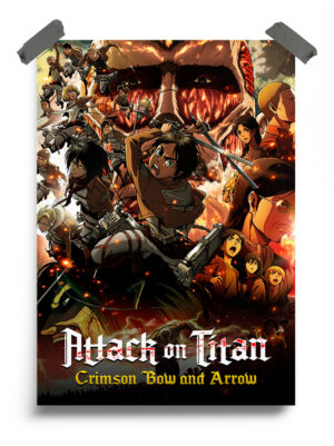 Crimson Bow and Arrow (2014) - Attack on Titans anime Poster