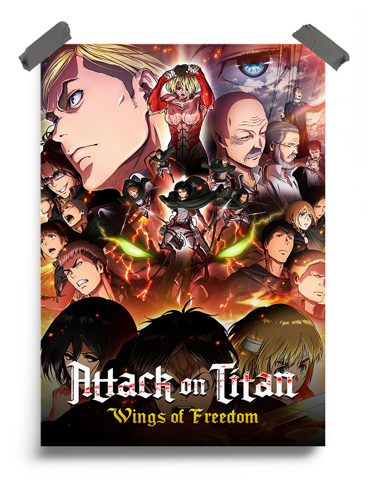 Wings of Freedom (2015) - Attack on Titans anime Poster